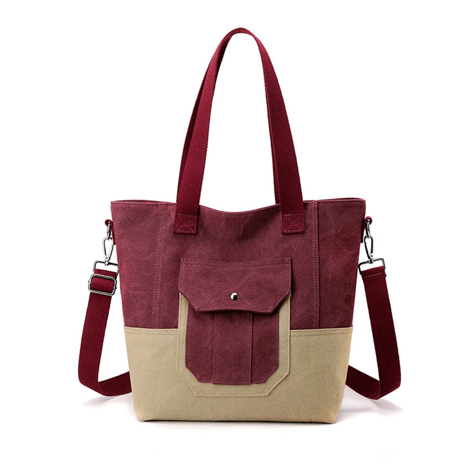 Vintage canvas tote Crossbody bag 3