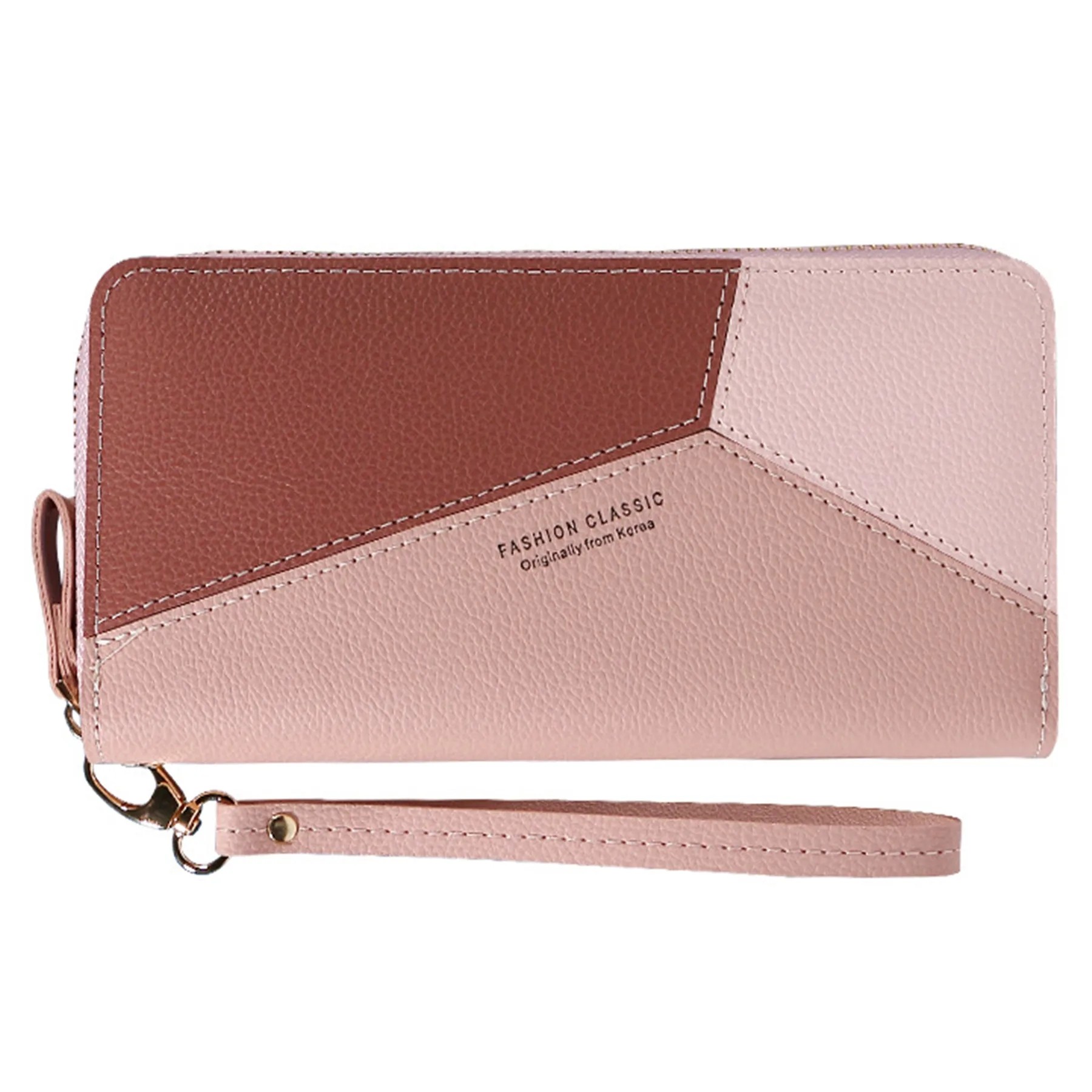 Double Zippered Layer Women'S Wallet 5