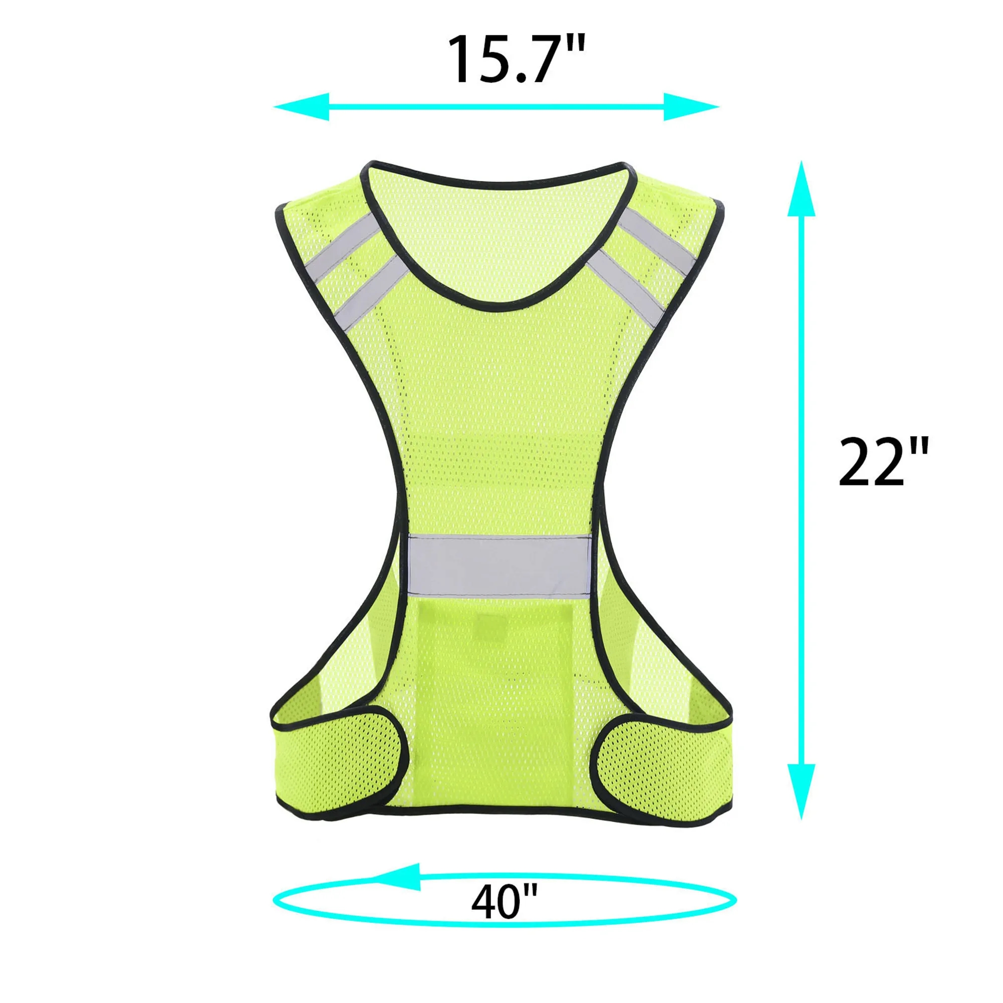 High Visibility Reflective Tape Vest 1