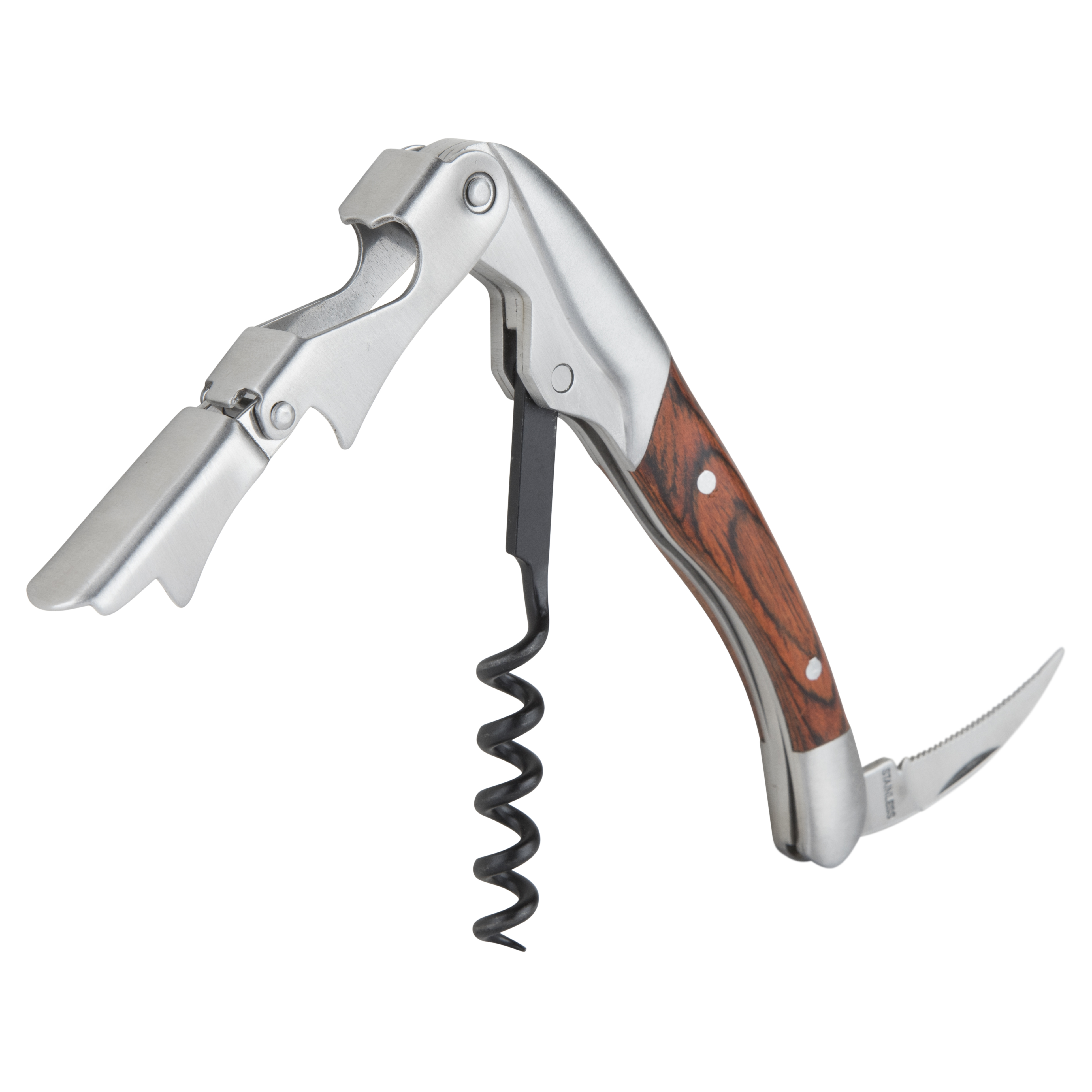 True® Spruce Double Hinged Corkscrew 5