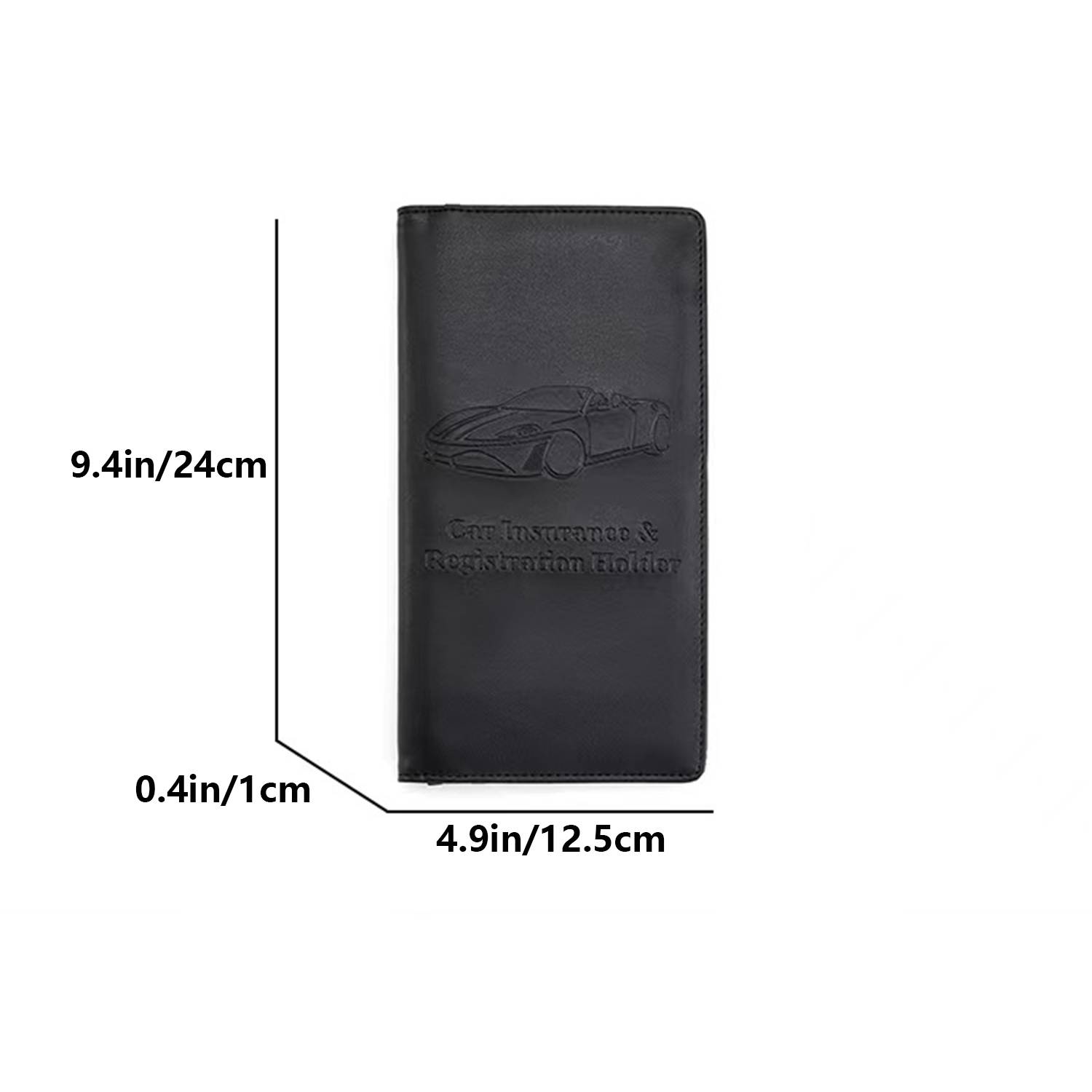 Car Insurance Policy Protector Leather Card Holder 5