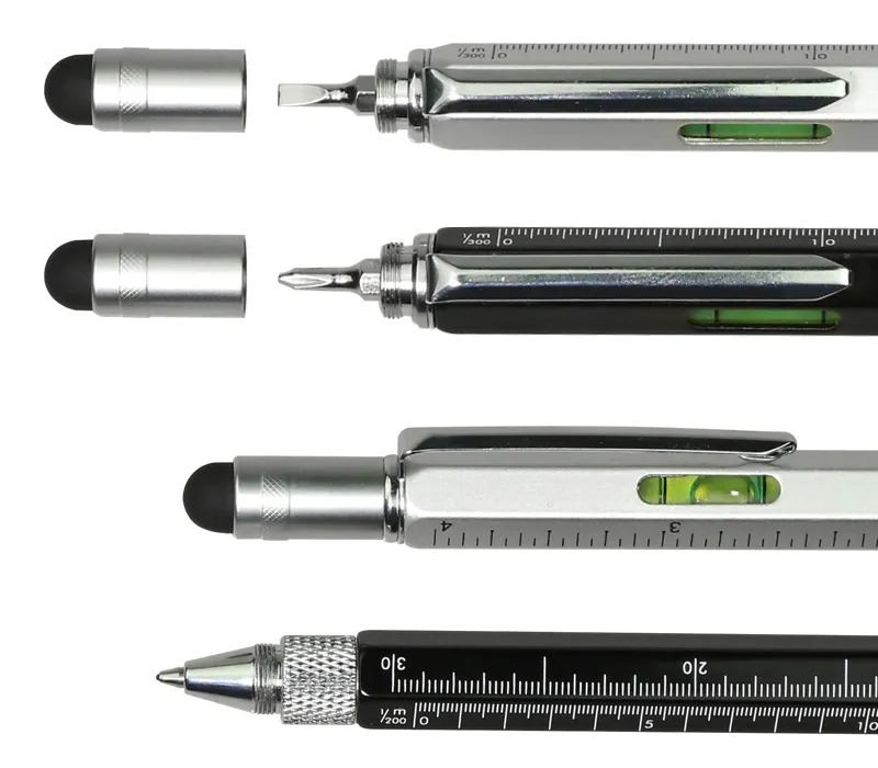 6-in-1 Metal Multifunction Tool Pen 5