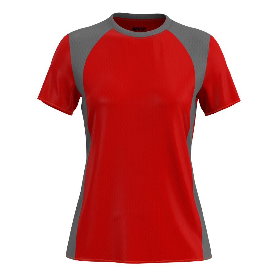 Women's Jersey with contrast color side panels 2