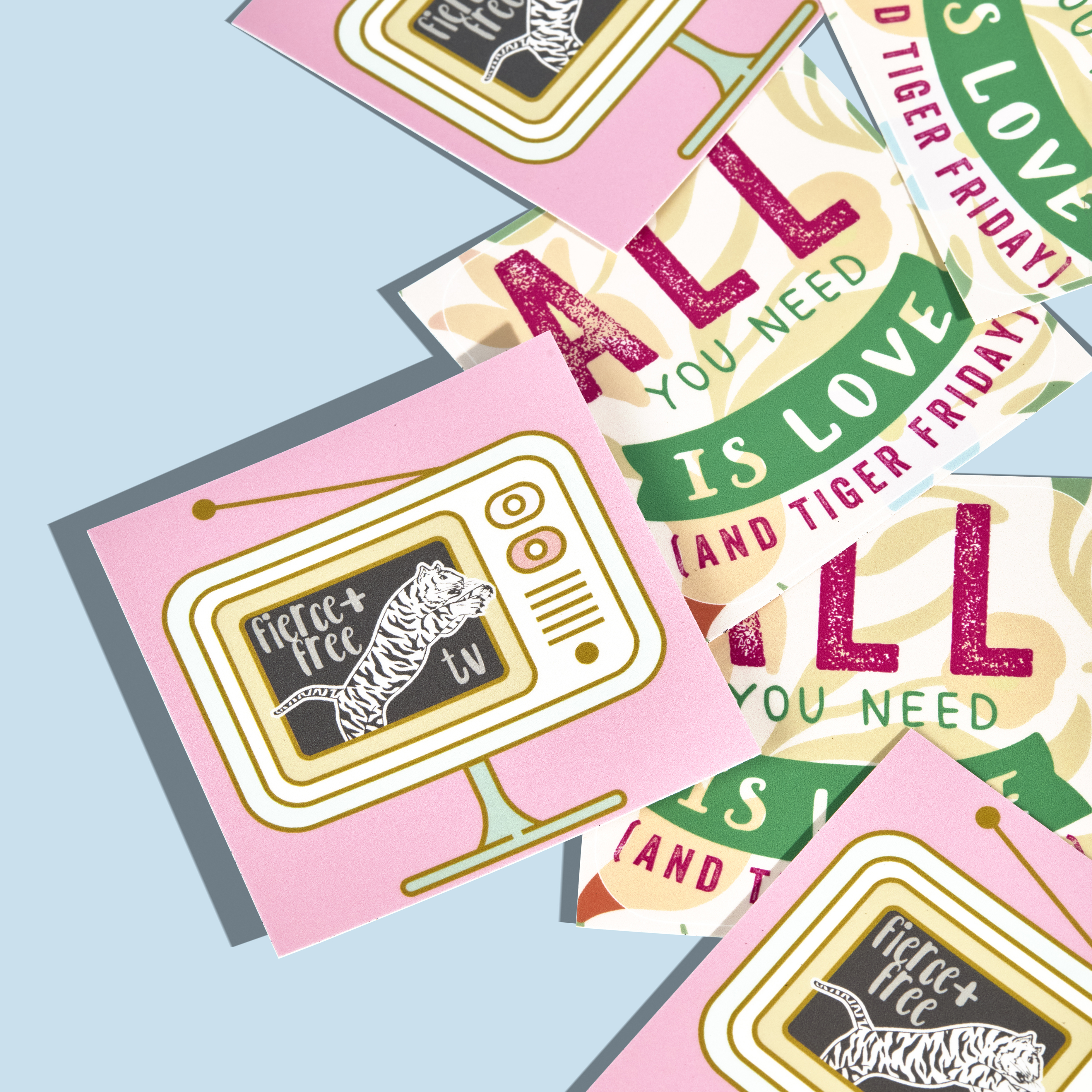 4"x4" Custom Square Sticker (High Quantity) 1