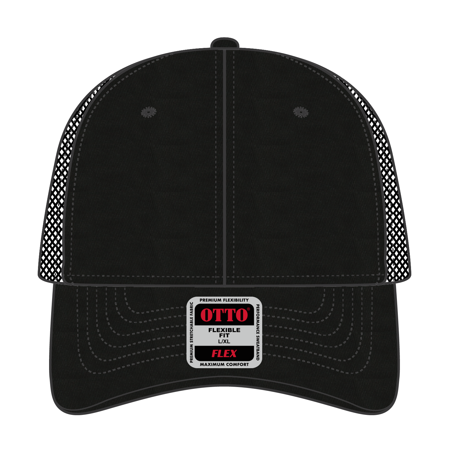 OTTO CAP® OTTO FLEX® Fitted 6 Panel Low Profile Baseball Cap 56