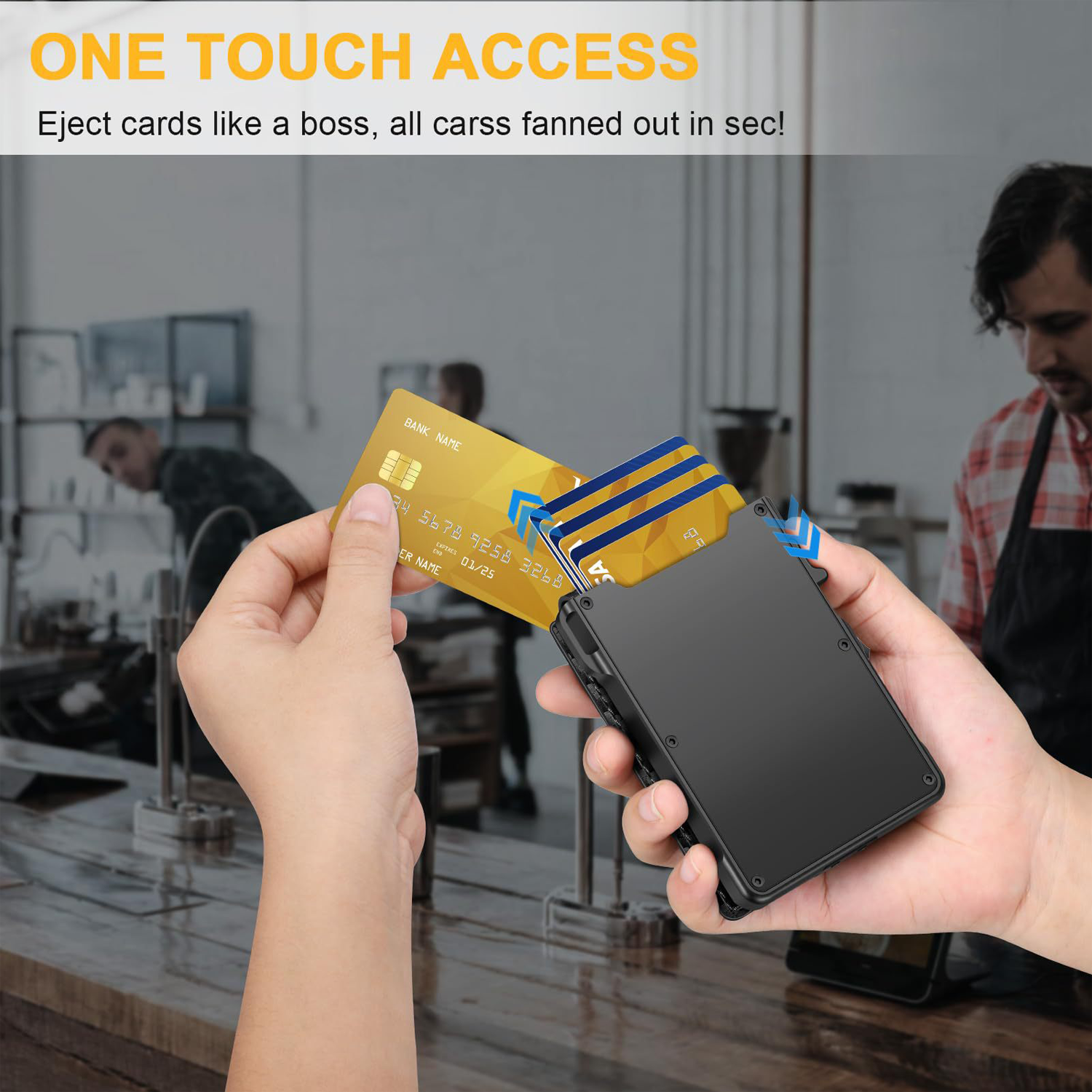 Multifunctional Men's Card Holder 4