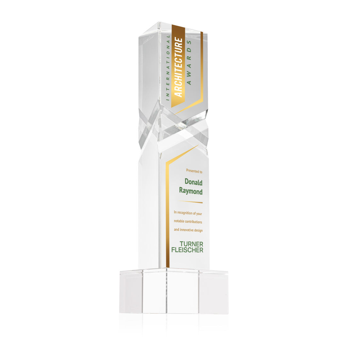 Oakham VividPrint™ Award on Hancock Base - Clear 7