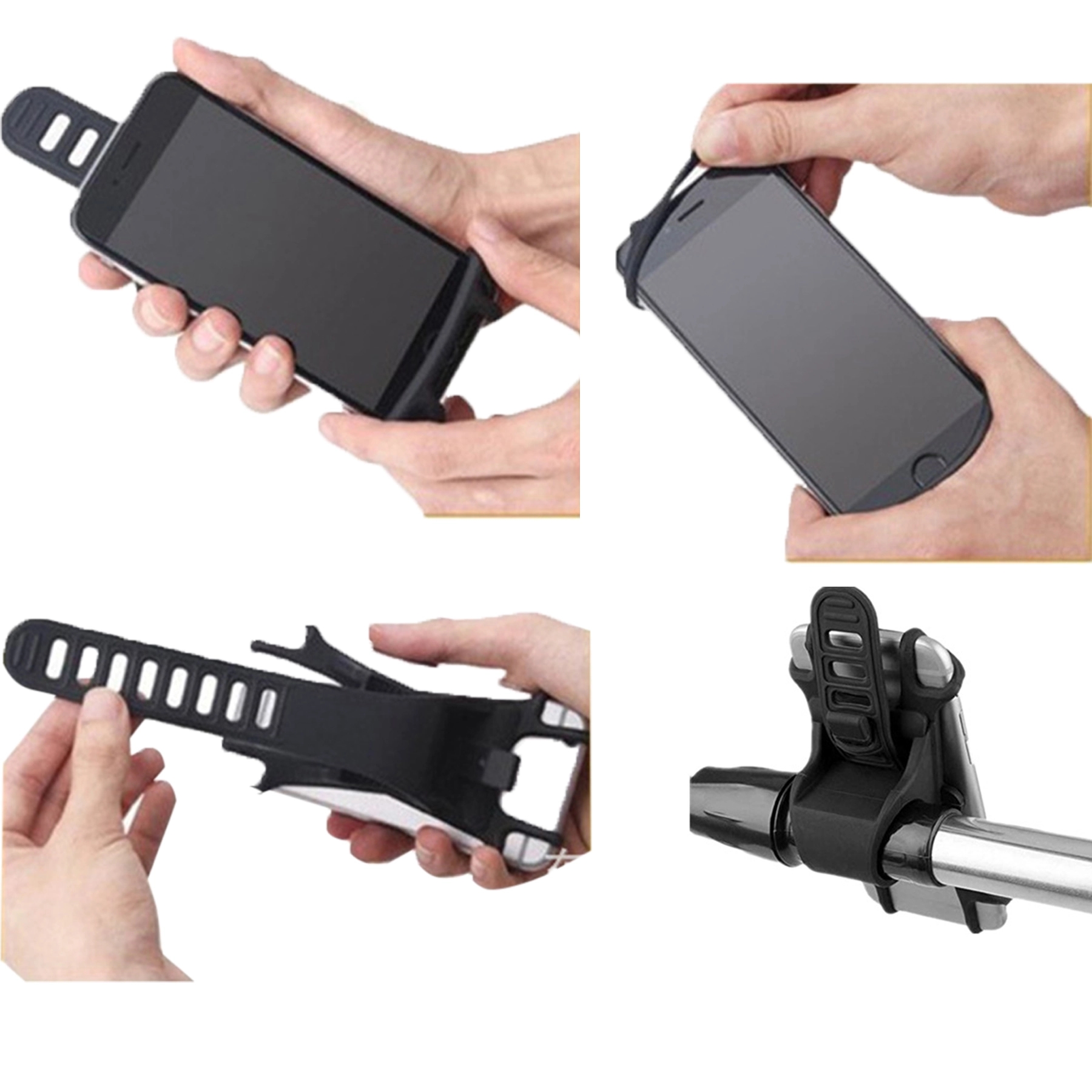 Silicone Bicycle Phone Holder Strap 3