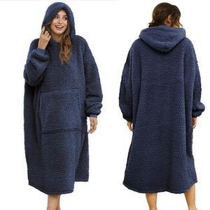 Fleece Hoodie Wearable Blanket 4