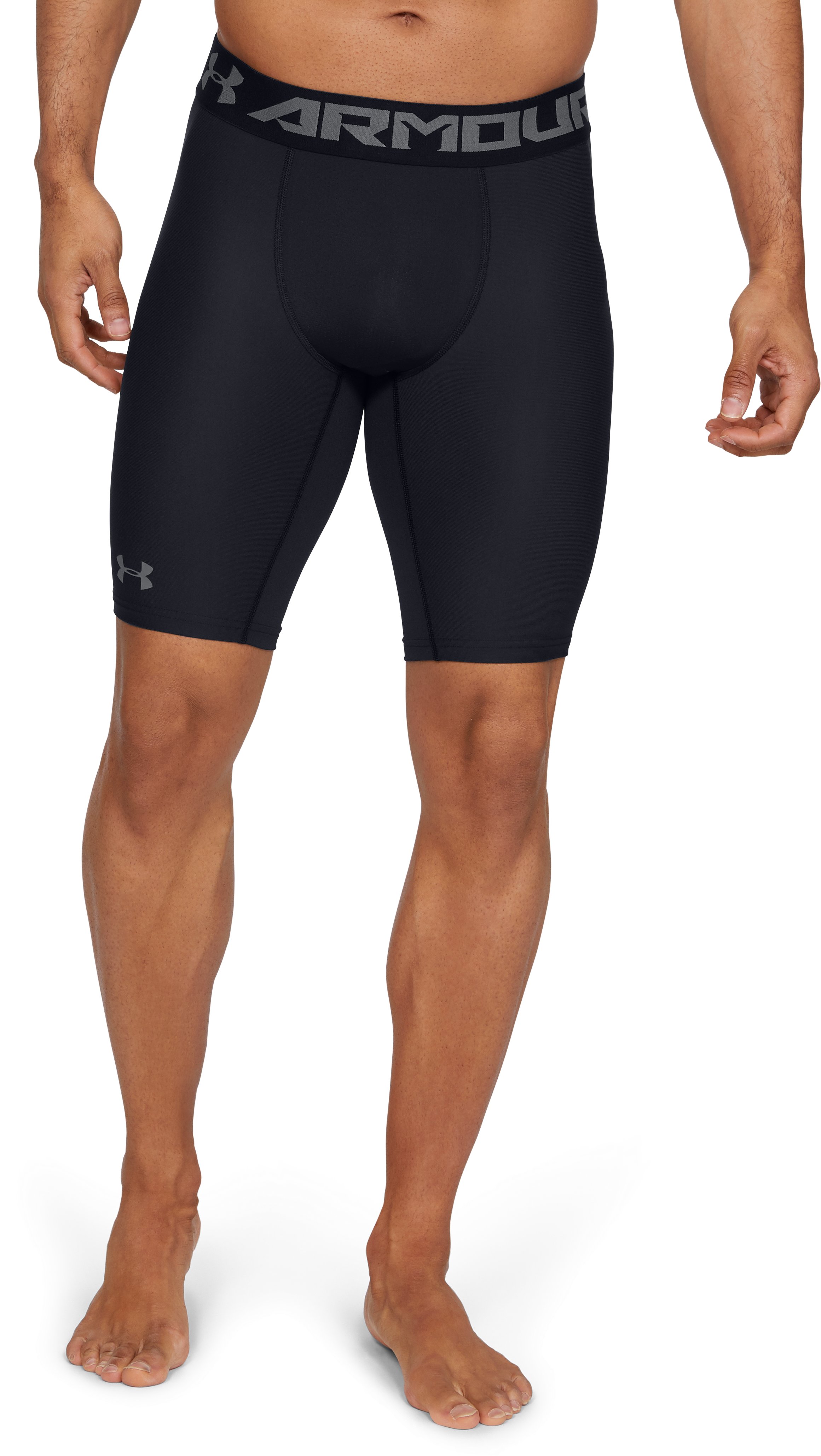 HeatGear Armour Long Men's 9 Compression Shorts 2
