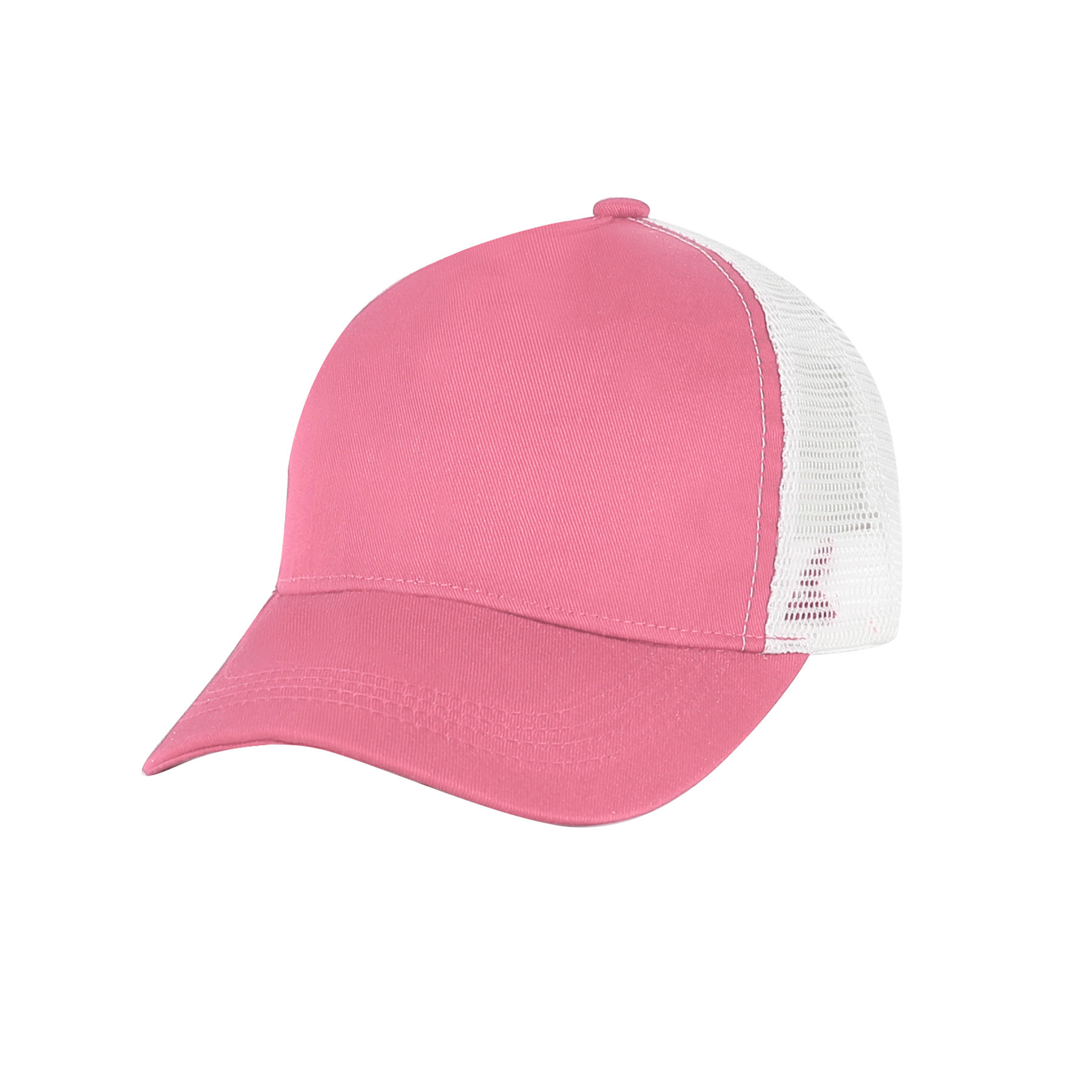 5 Panel Structured Trucker Cap W/Snapback 11