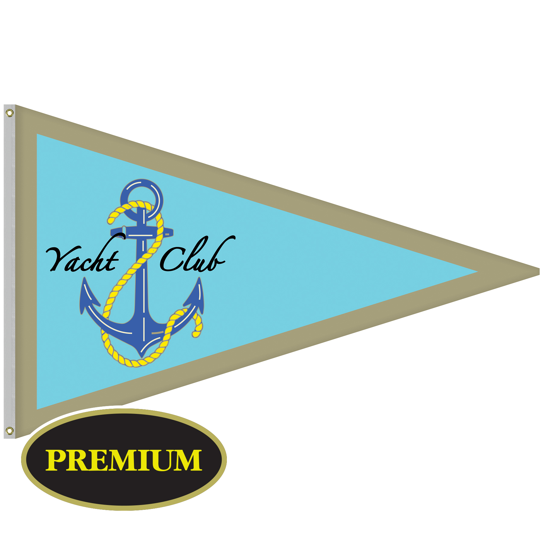 5' x 8' Single Reverse Knit Polyester Pennant 13