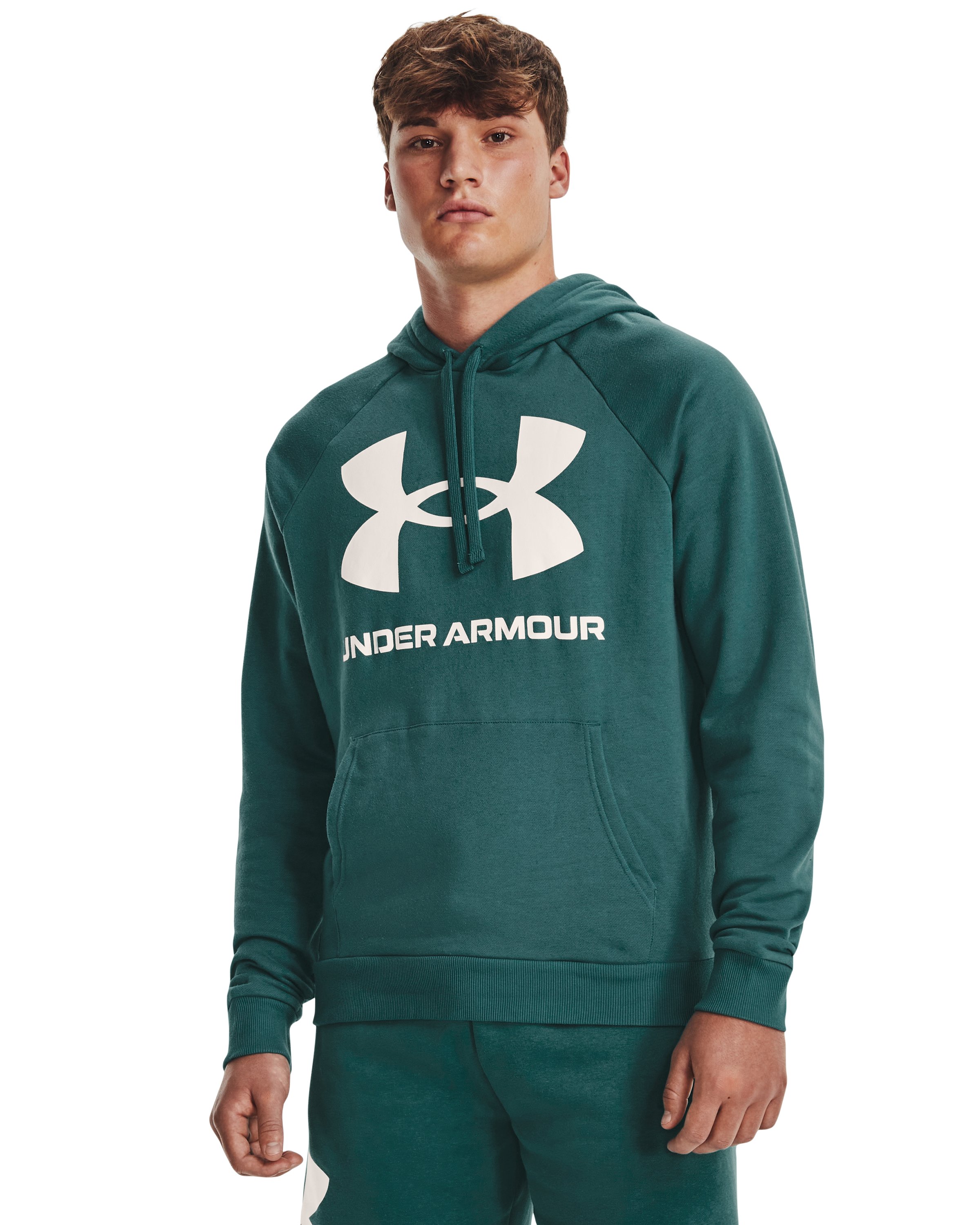 UA Rival Fleece Big Logo Men's Hoodie, custom hoodie or sweatshirt with logo imprint 24