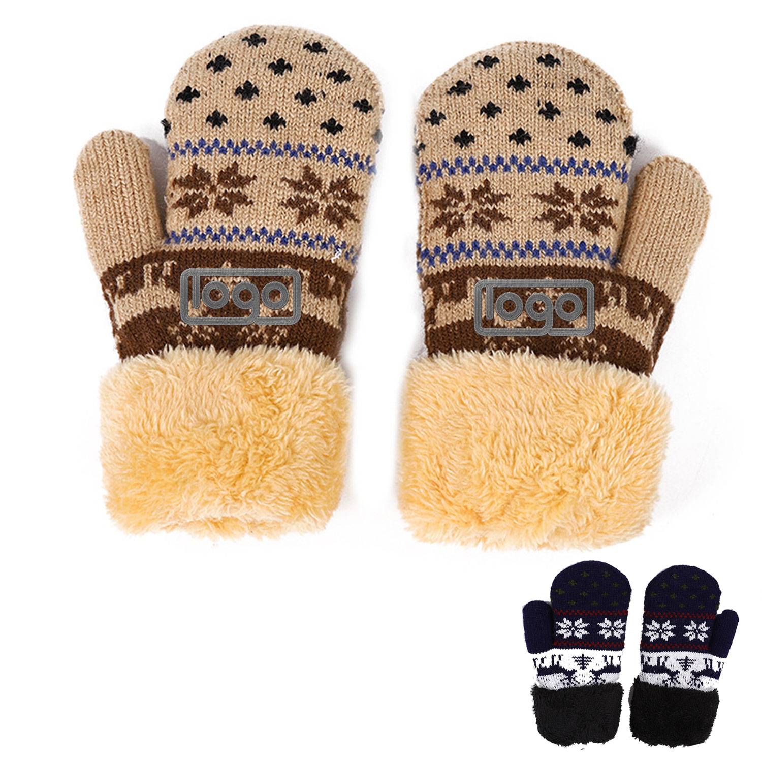 Christmas Knitted Gloves 9