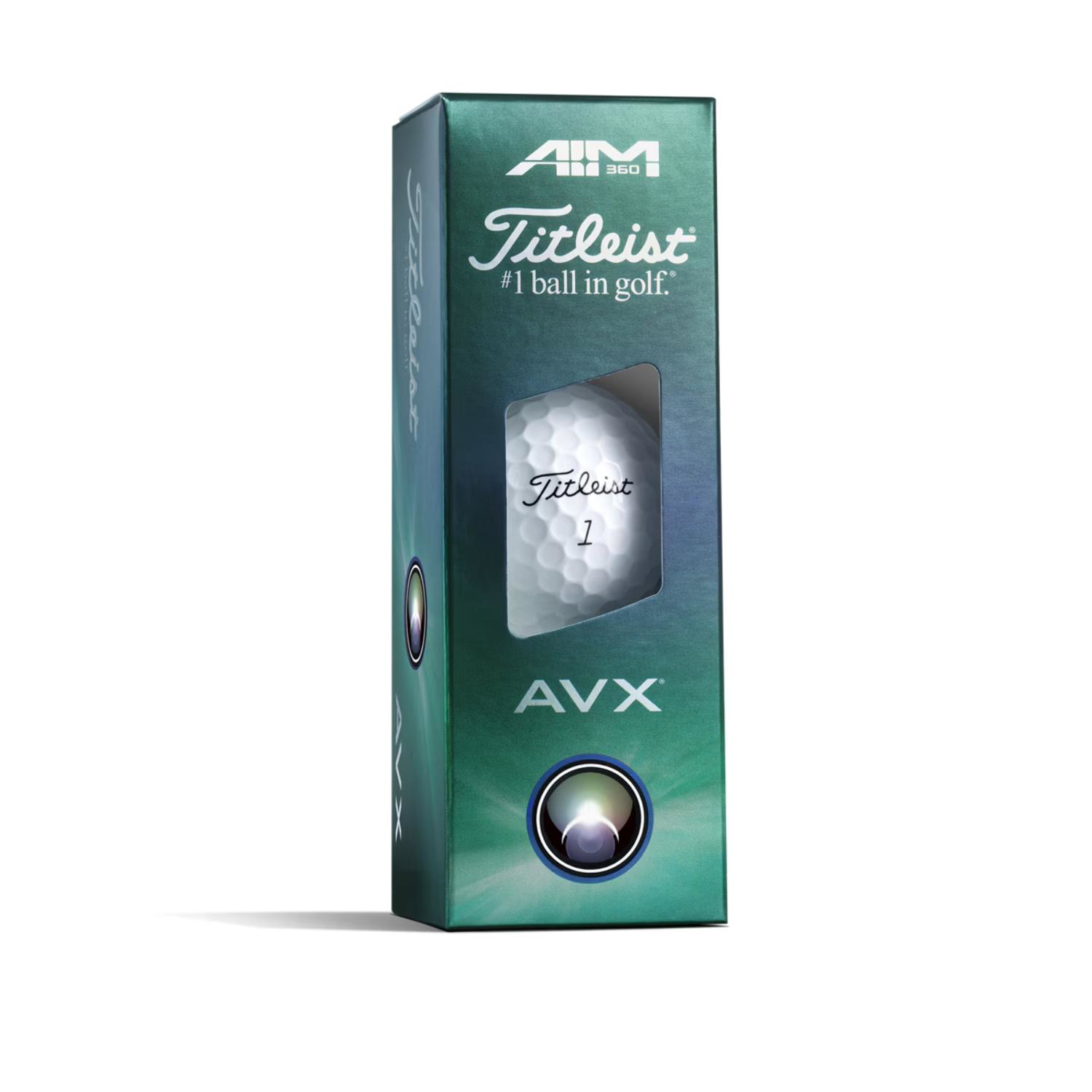 Titleist® 12 Pack AVX AIM 360 Golf Balls 10