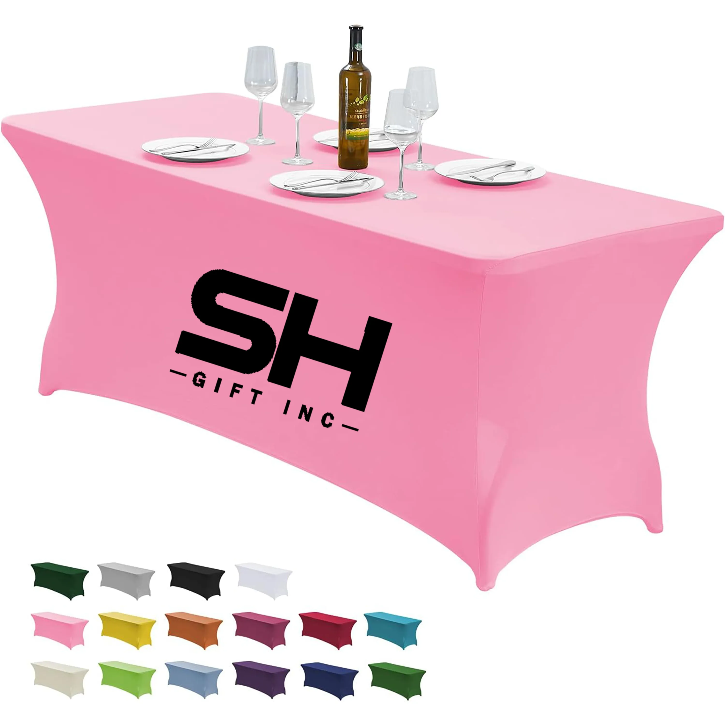 Spandex Tablecloth 6FT Stretch Table Cover 1
