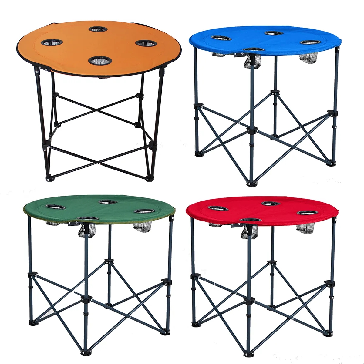 Outdoor Camping portable Foldable table with Cup Holders 3