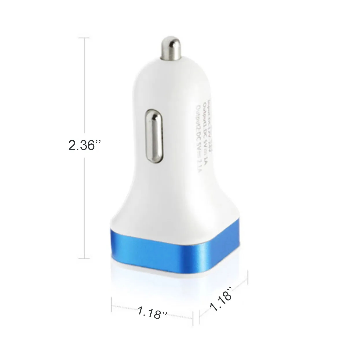 Portable Fast Charging Dual Smart Port USB Car Charger 1