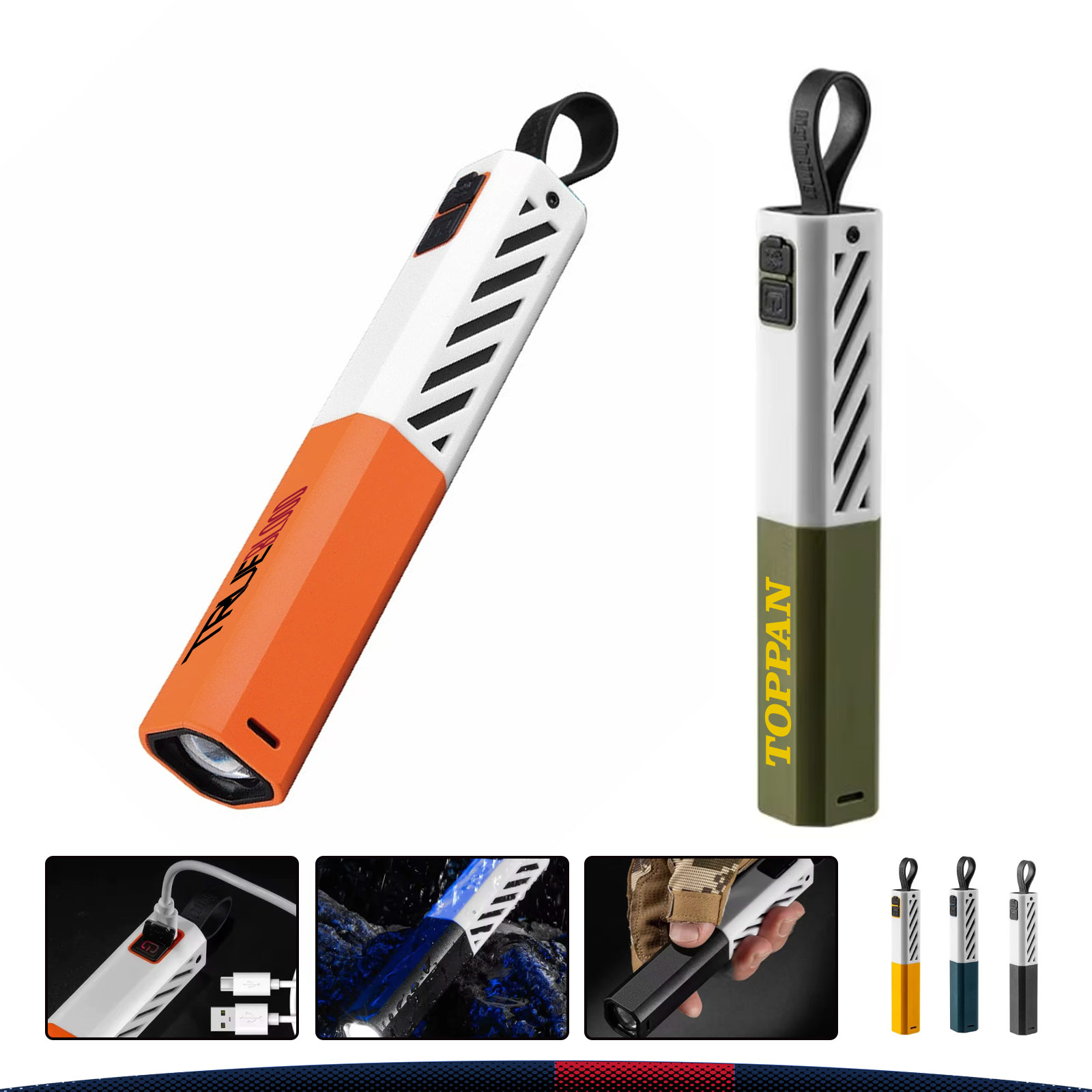 Zenthor Telescopic Zoom Mini Flashlight 1