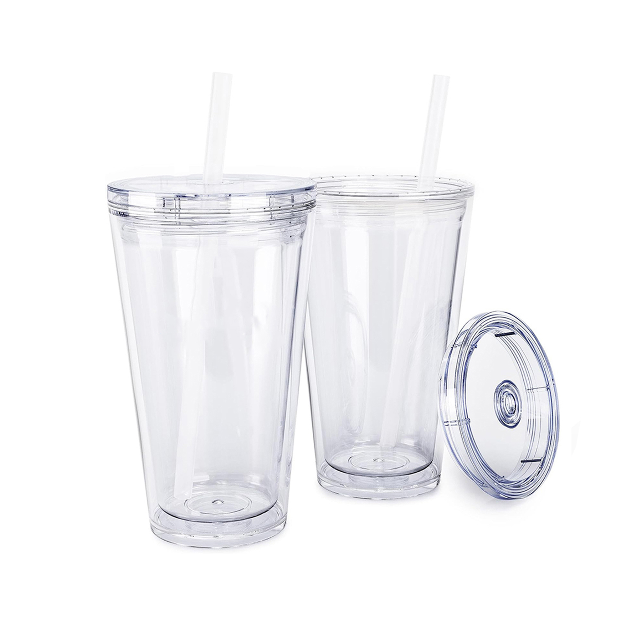 Double-Walled Clear Water Bottle 1