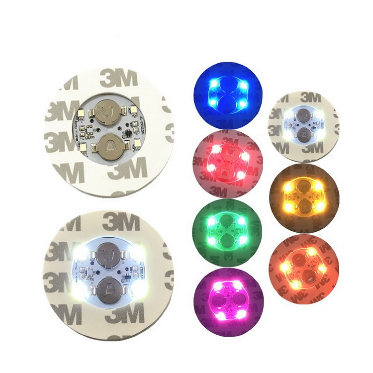 Led Light Up Coaster Sticker 2