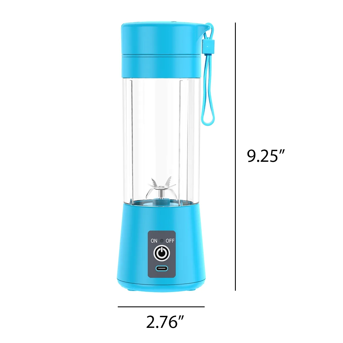 13 Oz. Portable Juice Blender Rechargeable Shakes Smoothies 3