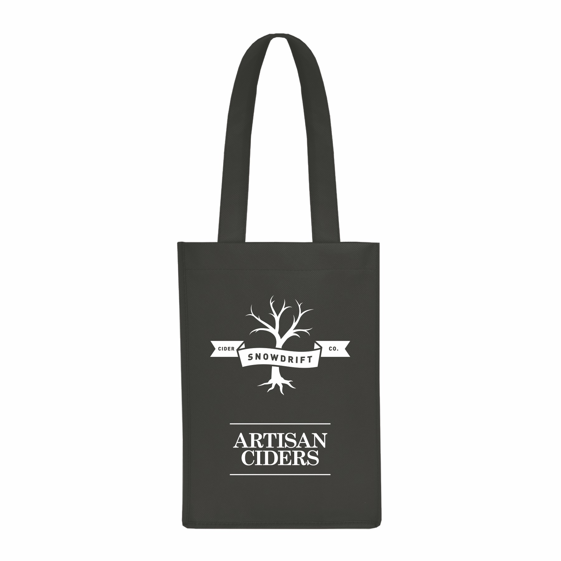 True® 2 Bottle Non-Woven Wine Tote 3