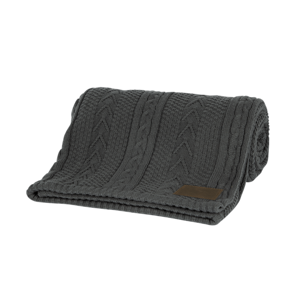 Cable Sherpa Blanket 45