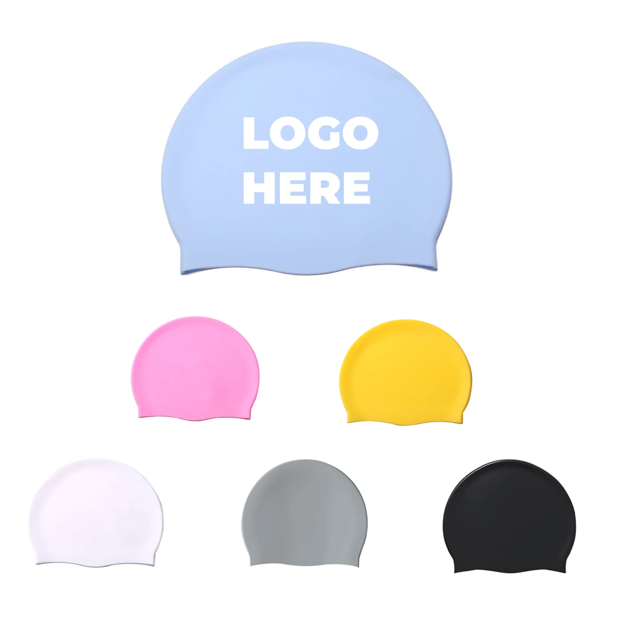 Unisex Silicone Swim Cap