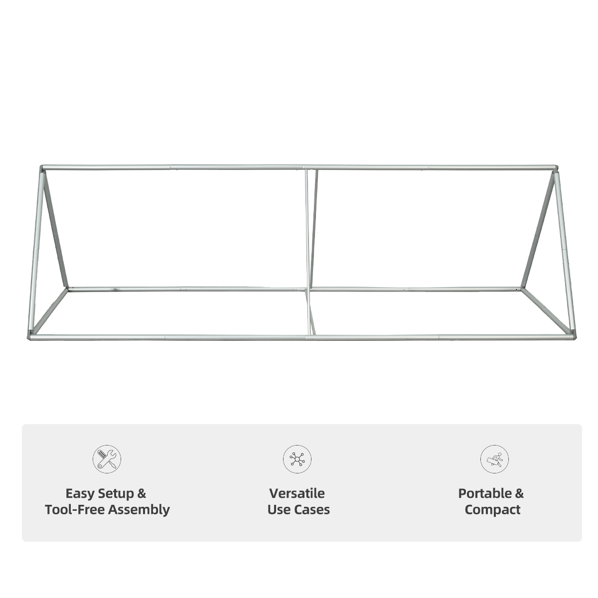 Triangle Display - 118"w x 40"h 3