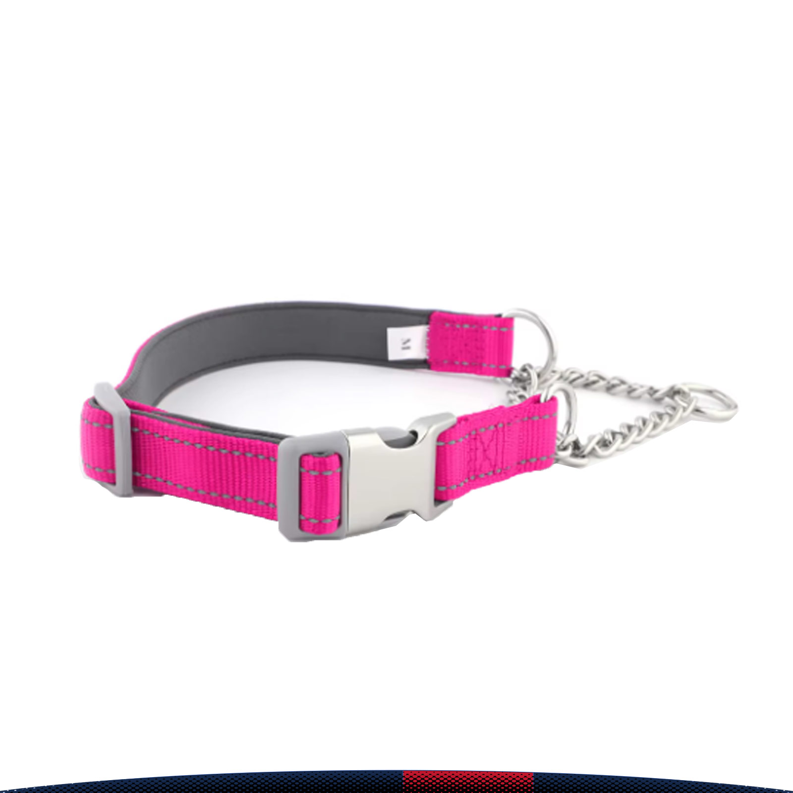 Barkle Reflective Martingale Dog Collar 4