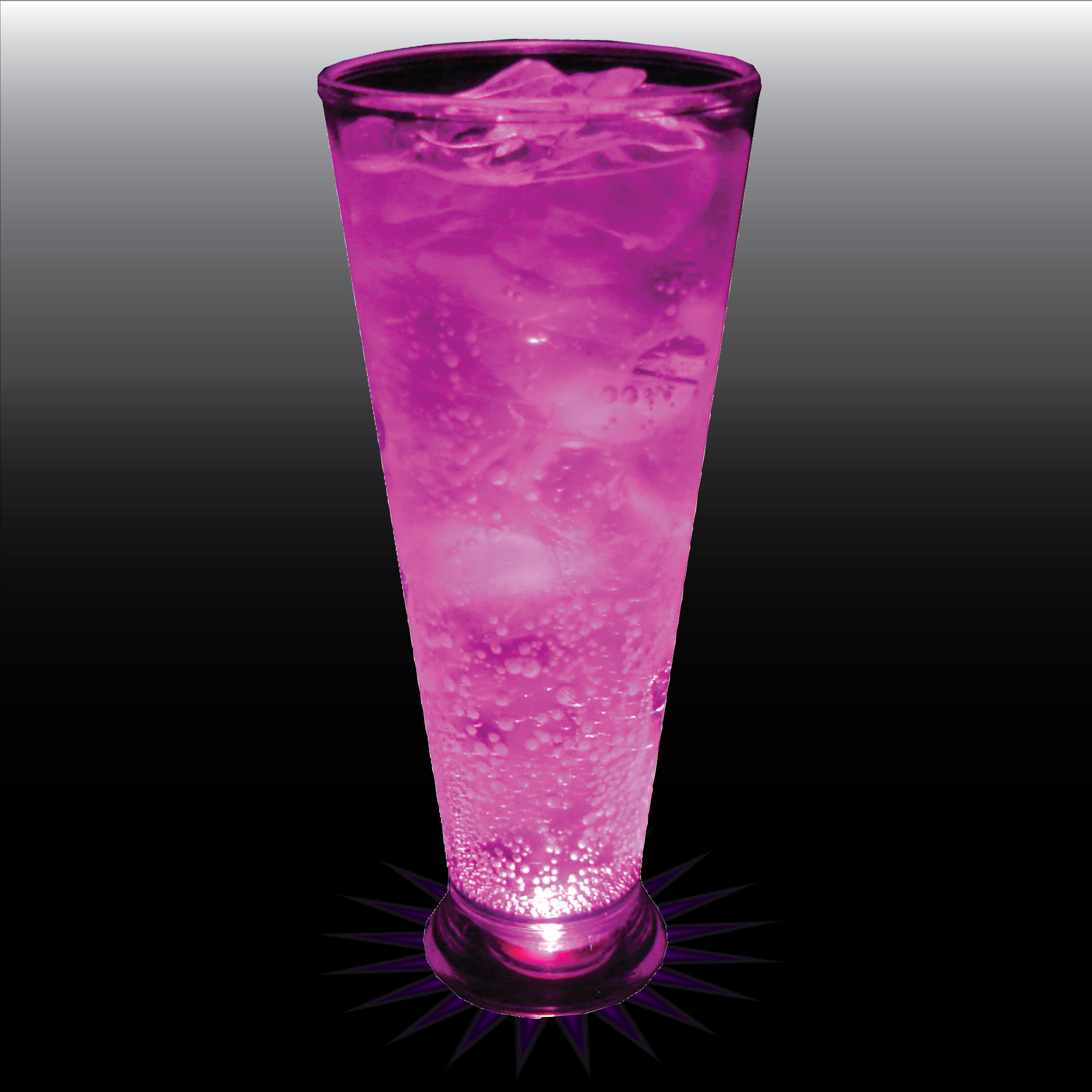 12oz Light Up Tall Flared Plastic Pilsner Cup 15