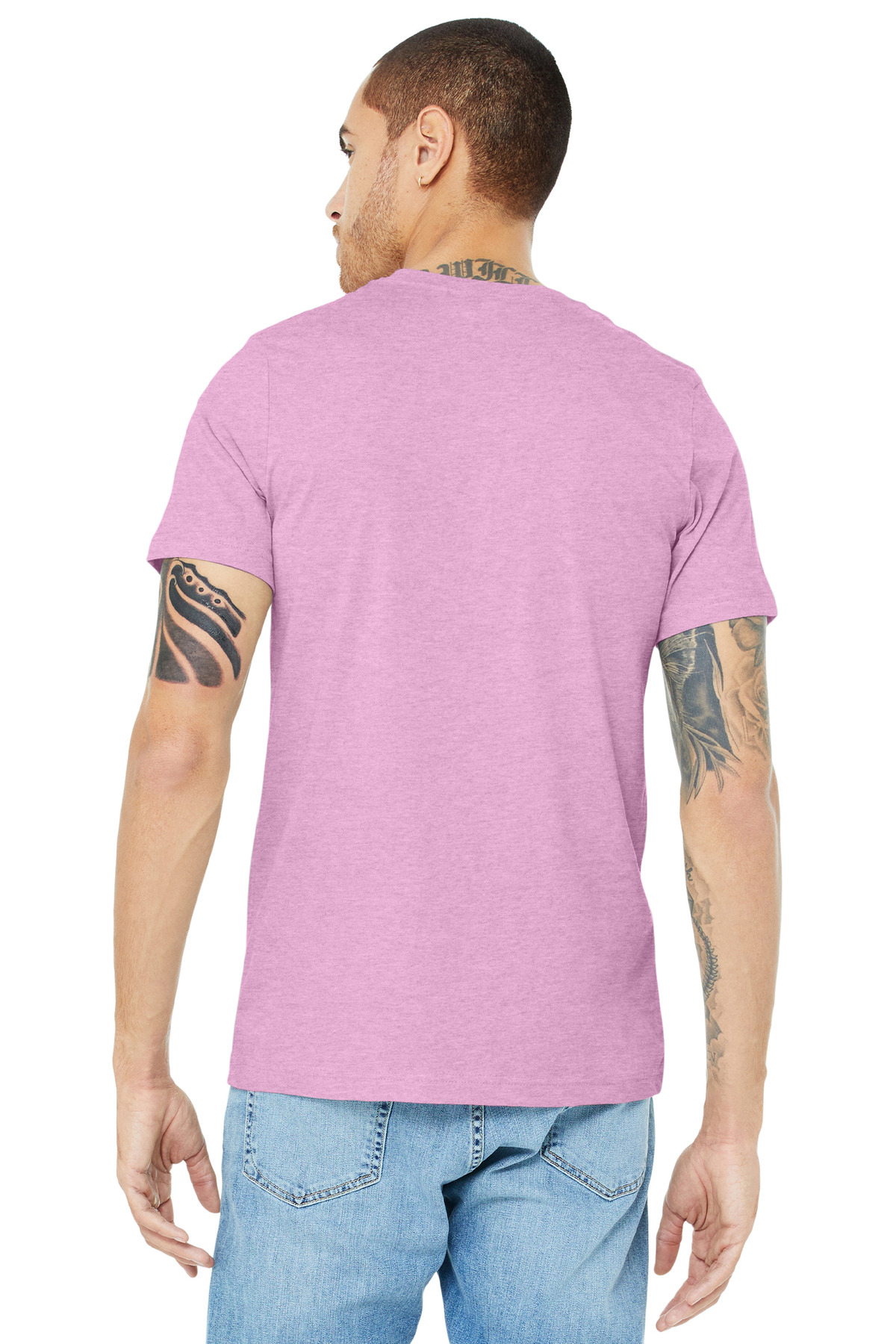 BELLA+CANVAS Unisex Heather CVC Short Sleeve Tee. BC3001CVC 363