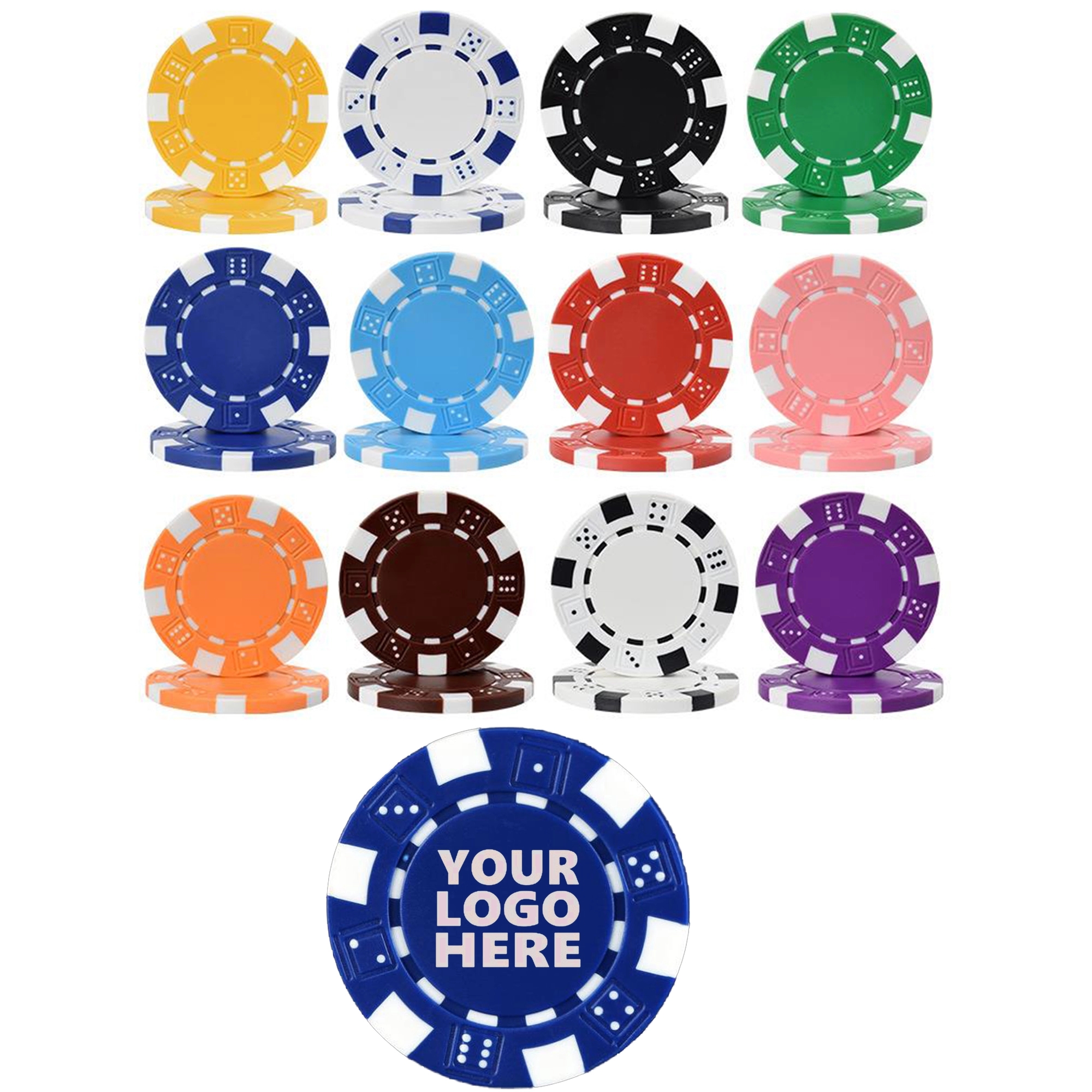 11.5g Professional Clay Poker Chips 2