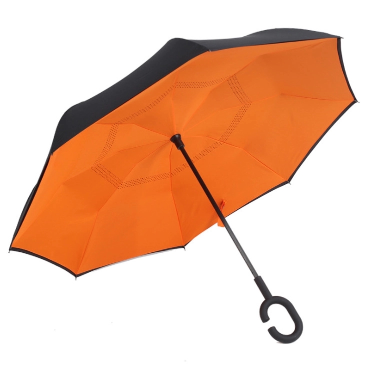 48" Manual Open Arc Two Tone Inversion Umbrella 2