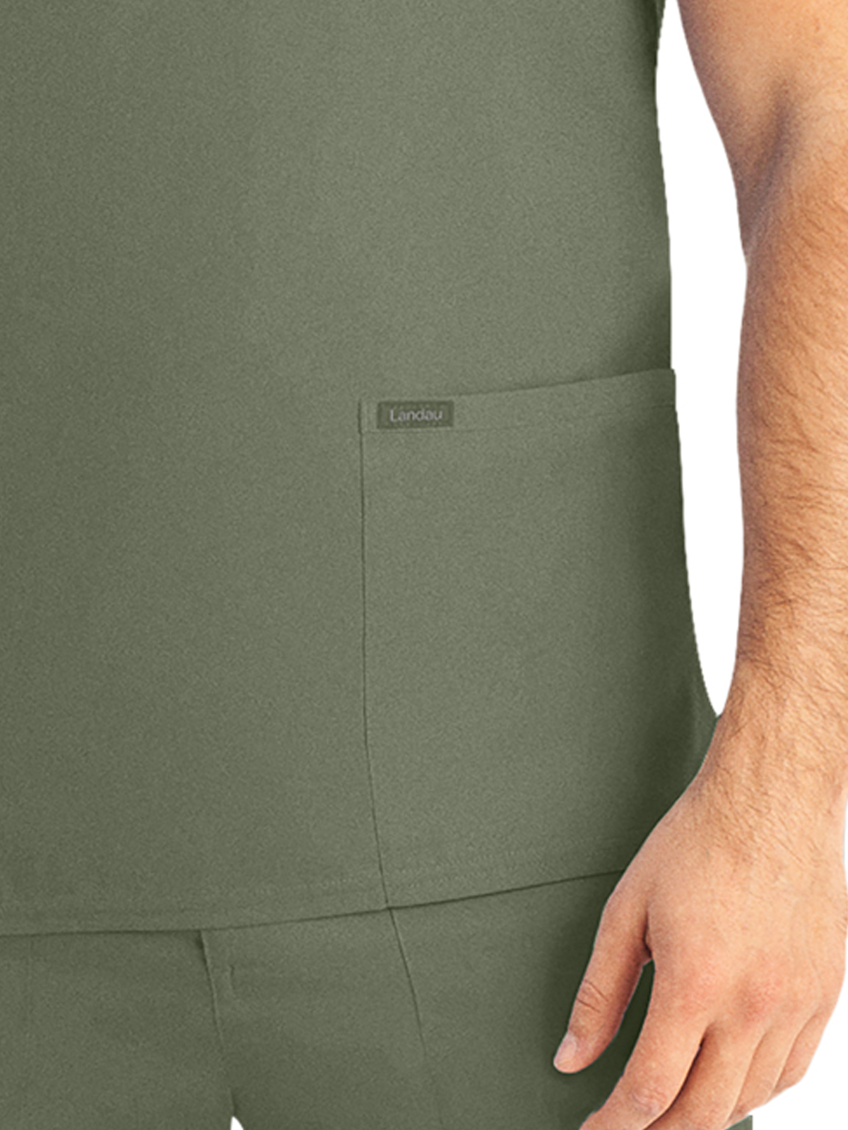 Landau - ProFlex - Men's Four-Pocket Back Yoke V-Neck Top 38