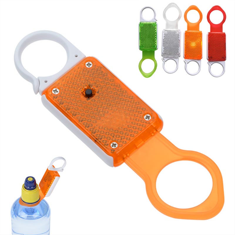 4-in-1 Reflective Bottle Holder with Carabiner 2
