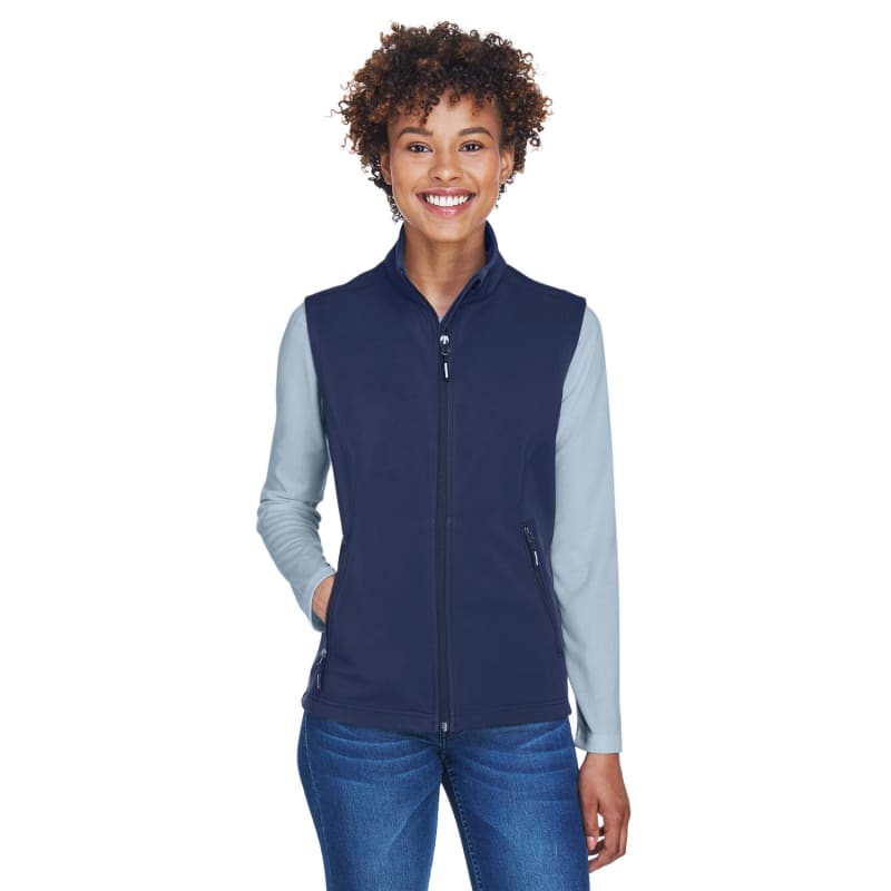 CORE365 Ladies' Cruise Two-Layer Fleece Bonded Soft Shell Vest 9