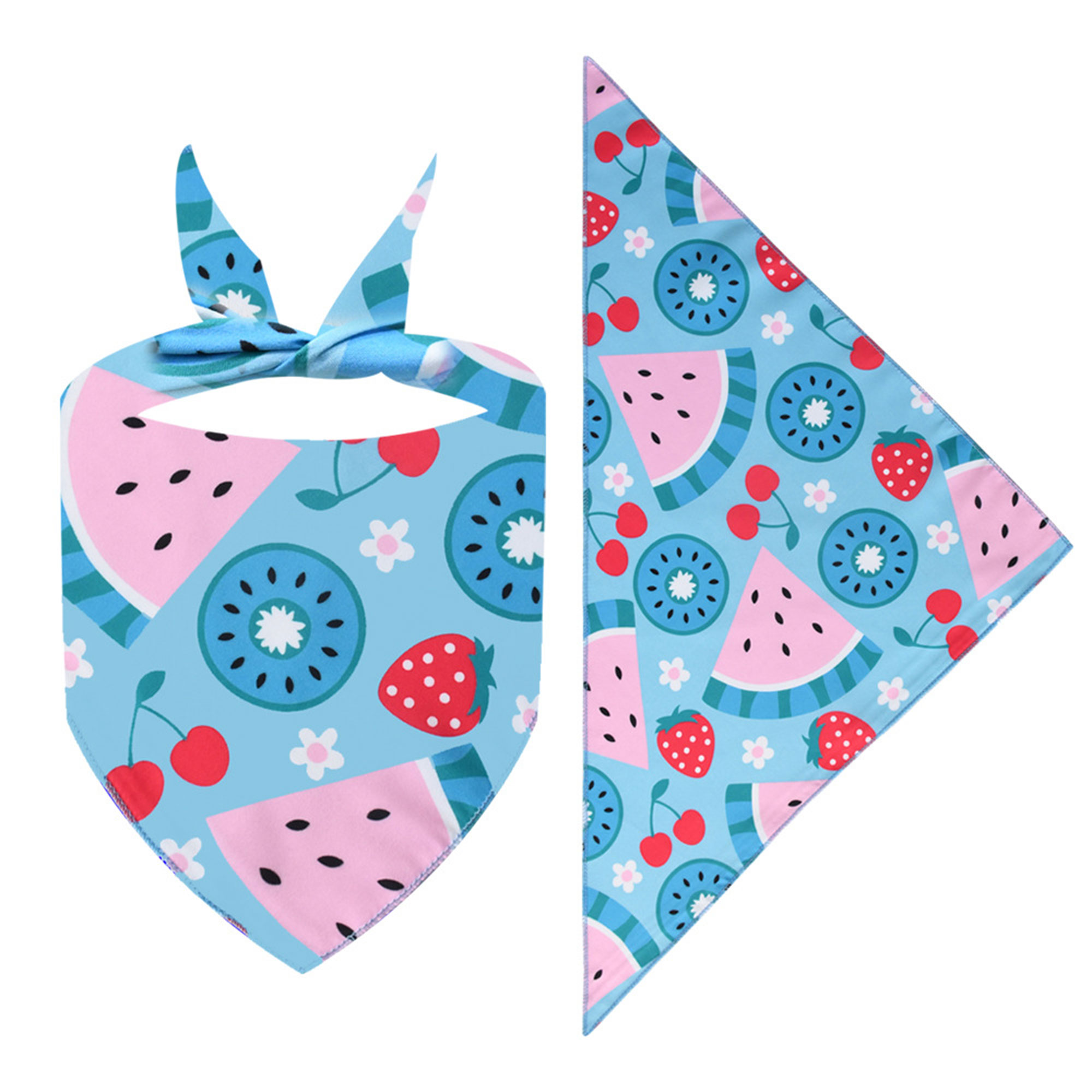 Triangle Double-Faced Washable Pet Scarf 4