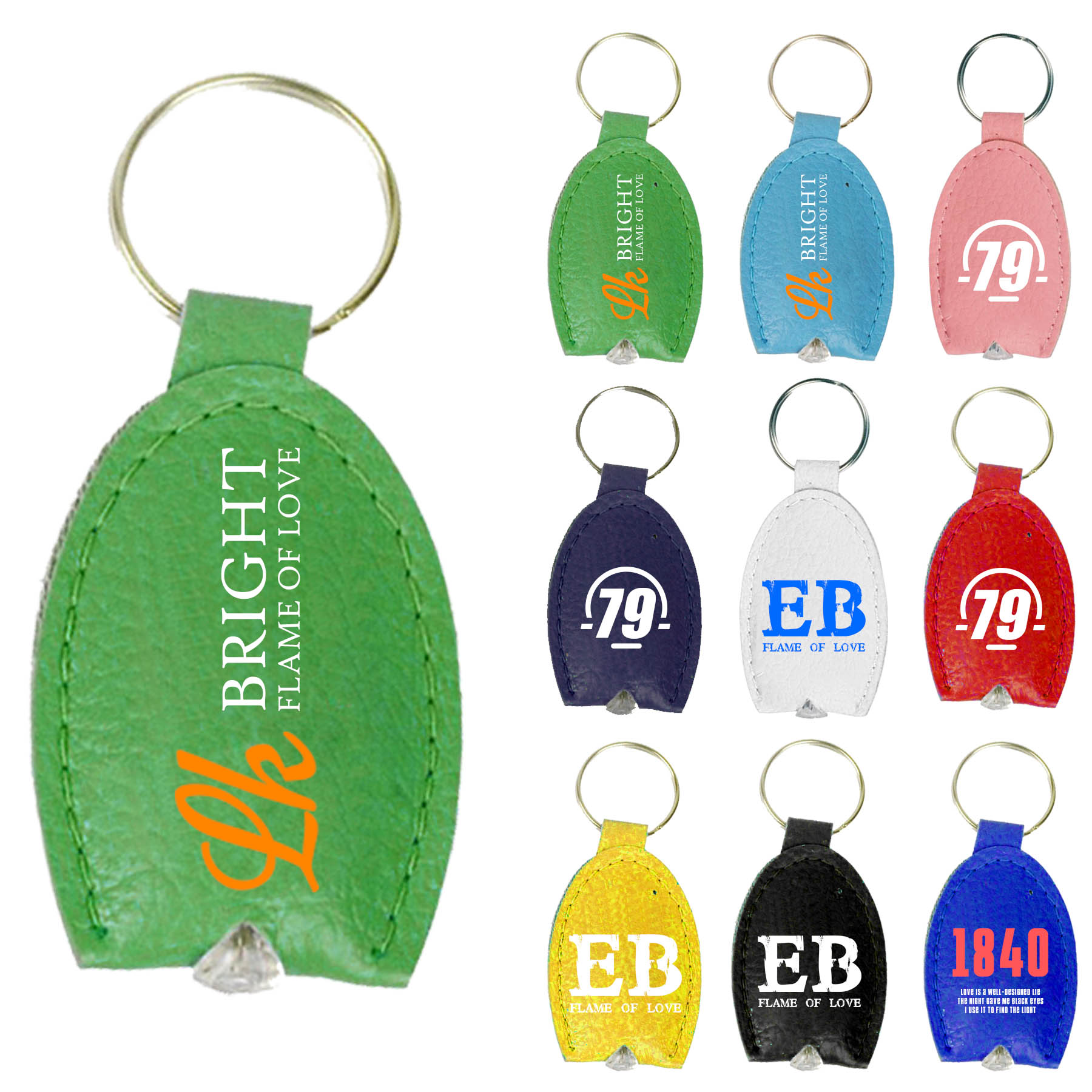 PU Flashlight Keychain 2