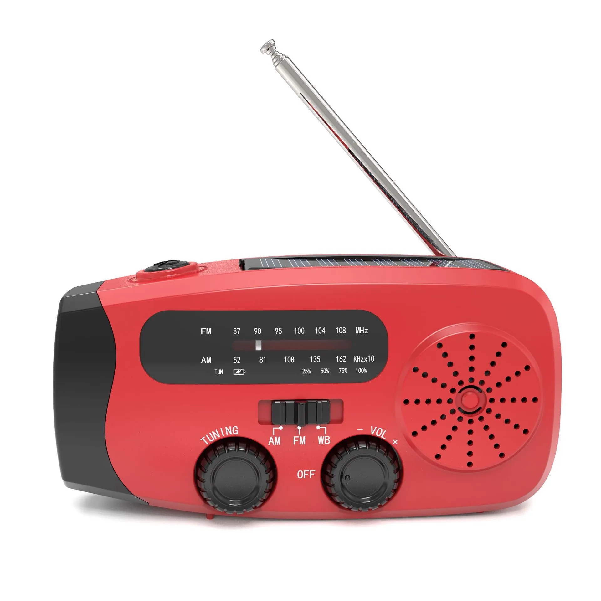 Emergency Hand Crank Dynamo Radio with USB Phone Charger 3