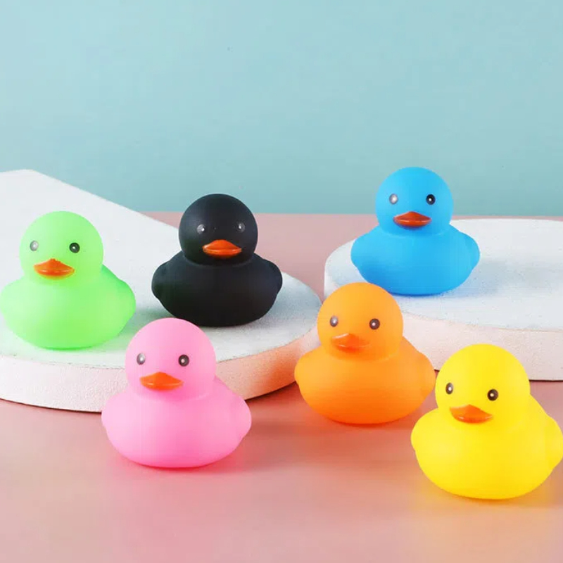 Colorful Rubber Ducks Custom Design Printed Logo Funny Floating Baby Bath 2