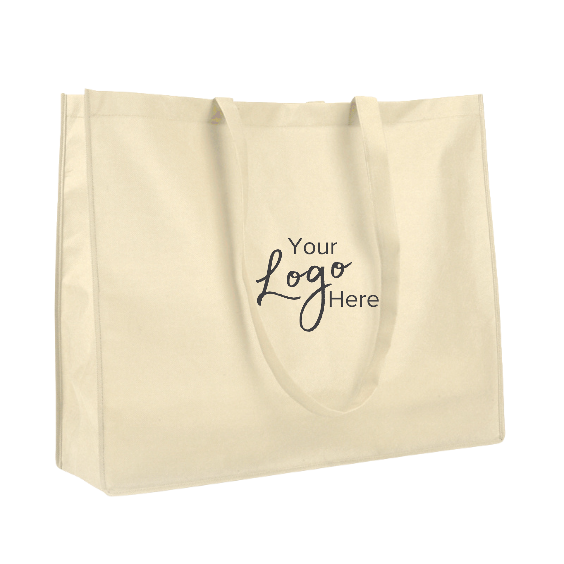 Non-Woven Large 20"W x 16"H x 6" Gusset Tote Bag 12