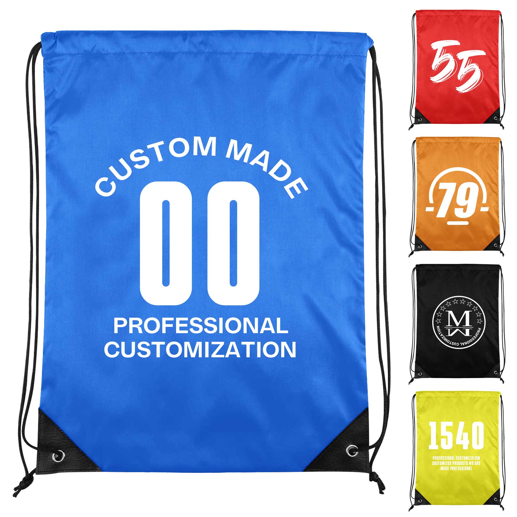 210D Polyester Cinch Bag 13" x 17" 2