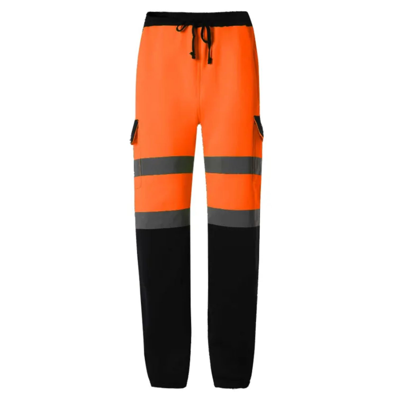 Color Block Safety Sweatpants Class E Reflective Tape Joggers 2