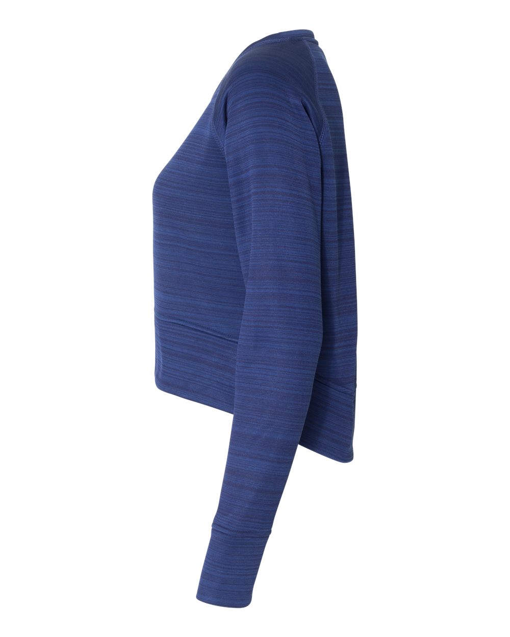 Women's Odyssey Striped Performance Fleece Hi-Low Crewneck Sweatshirt - 8663 10