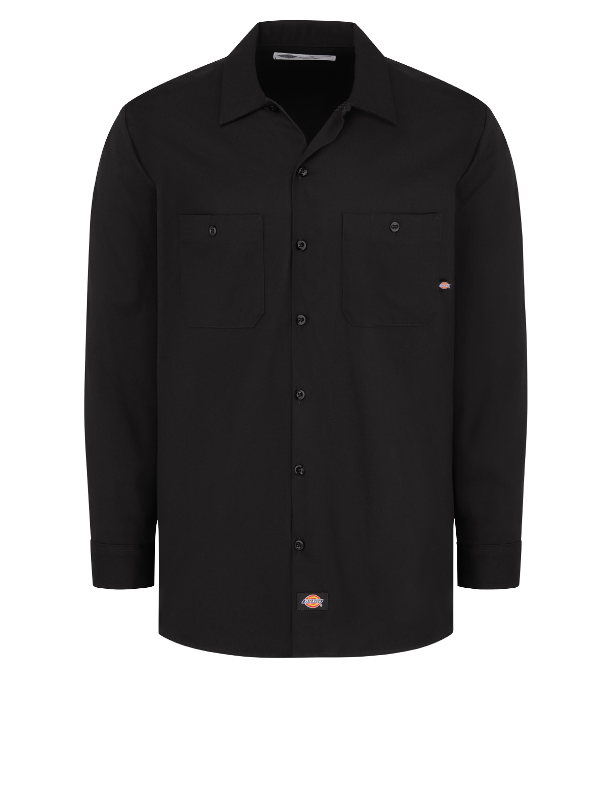Dickies Shirts - Men's Industrial Cotton Long-Sleeve Work Shirt