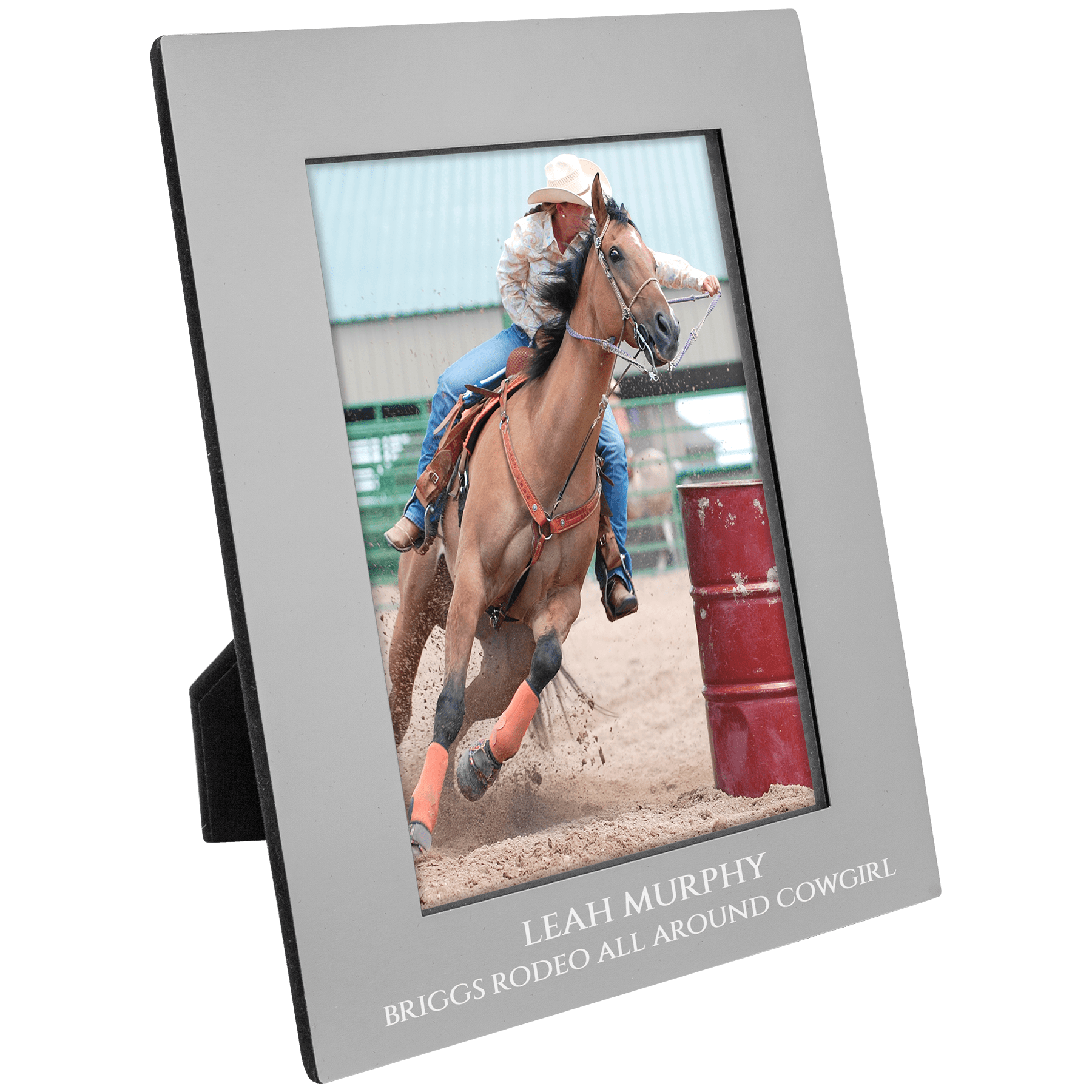 4" x 6" Gray Aluminum Photo Frame 2