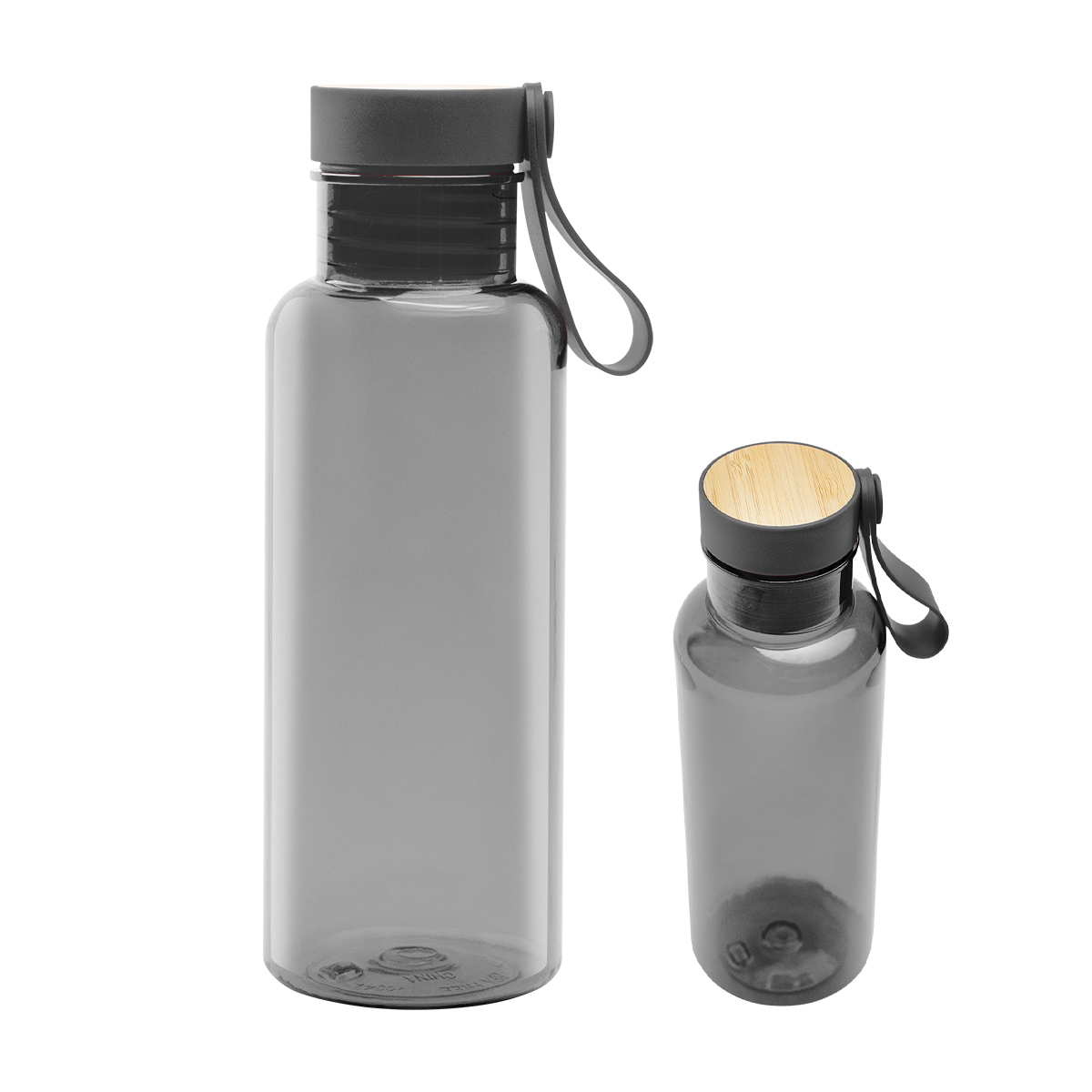 20 Oz. Case rPET Bottle with Bamboo Accent Lid and Silicone Easy Carry Handle 15