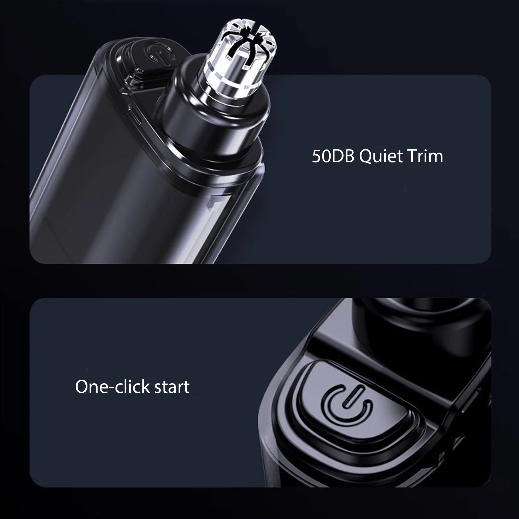 Rechargeable Hair Trimmer With Battery Indicator 4